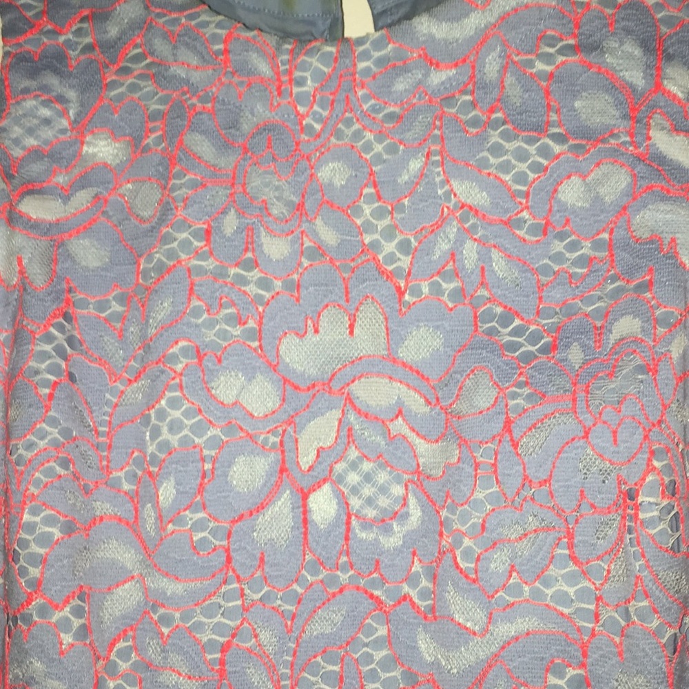 Cynthia Steffe lavender and pink dress size 4 - Picture 2 of 3